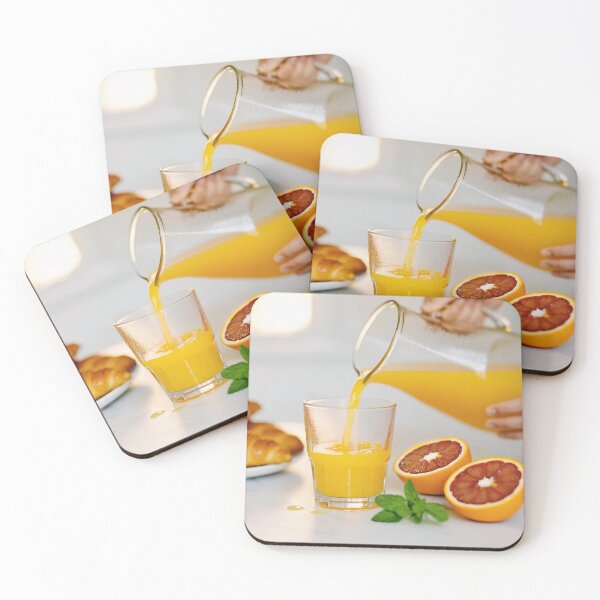 Item preview, orange juice with flaky croissants designed and sold by psychoshadow.