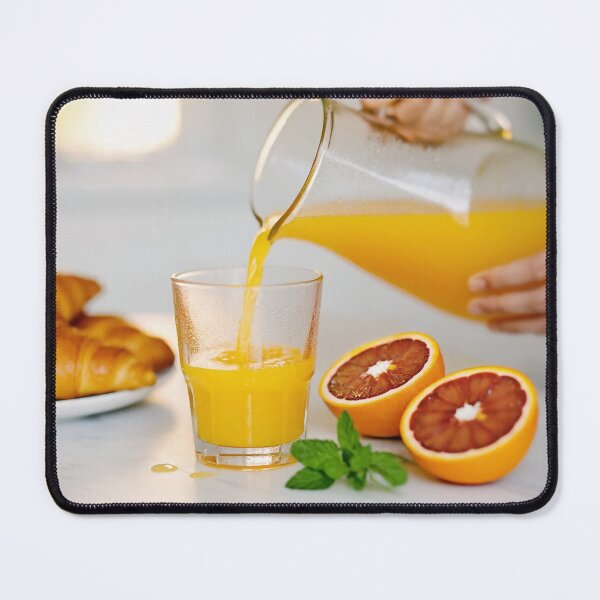 Item preview, orange juice with flaky croissants designed and sold by psychoshadow.