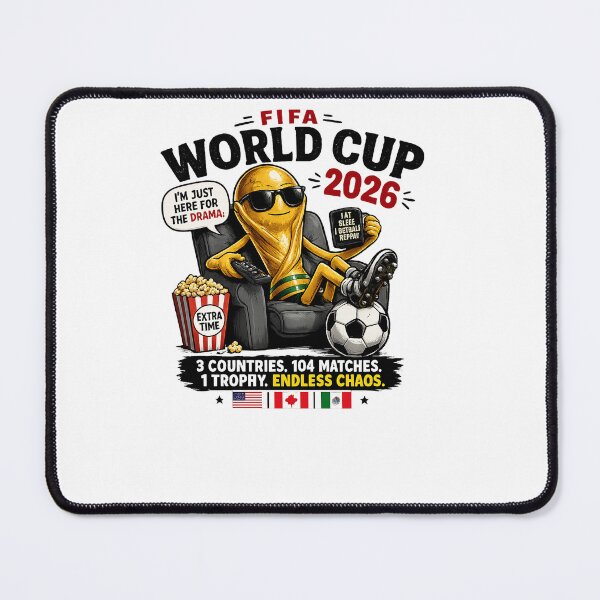 Item preview, Funny FIFA World Cup 2026 Shirt – Eat Sleep Football Repeat Meme Design designed and sold by CreativeNest Prints.