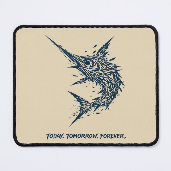 Item preview, Marlin Fishing Tribal Art Shirt – Today Tomorrow Forever Deep Sea Sportfishing Tee designed and sold by JonelCrafts.