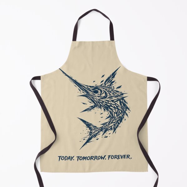 Item preview, Marlin Fishing Tribal Art Shirt – Today Tomorrow Forever Deep Sea Sportfishing Tee designed and sold by JonelCrafts.