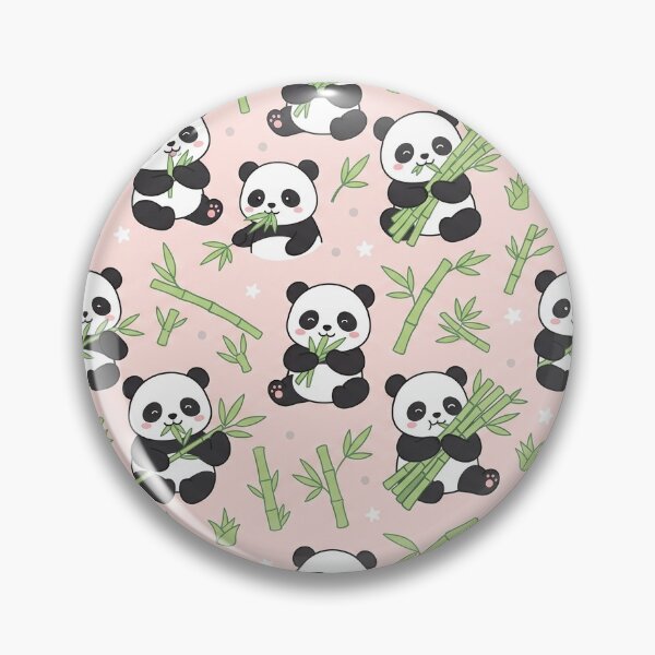 Item preview, Cute Panda with Bamboo Seamless Pattern designed and sold by dkdesign26.