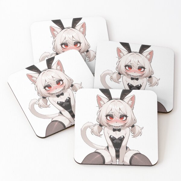 Item preview, Kat in a Cute Bunny Outfit  designed and sold by CeluniaMoon's Art - Cute Furry, Anime, and More! .