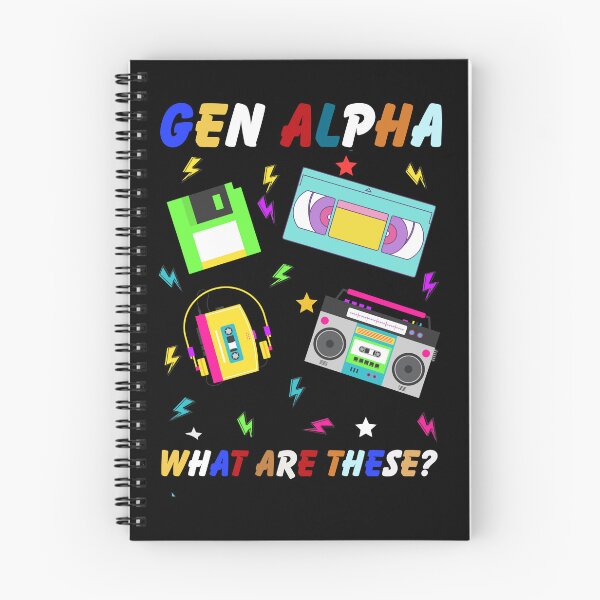 Item preview, Gen Alpha What Are These? Funny Retro Technology Design | VHS Cassette Floppy Disk Nostalgia designed and sold by scanusha1979.