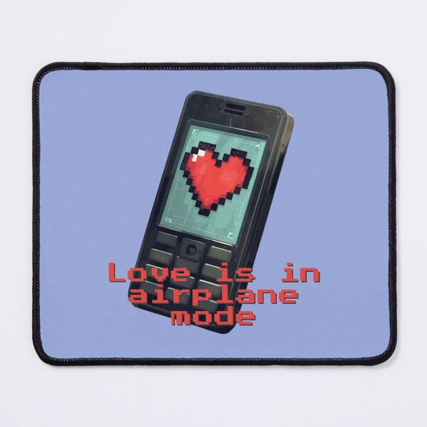 Item preview, Love Is In Airplane Mode - Cute Pun | TeeHee Puns Funny Design designed and sold by TeeHee Puns.