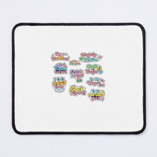 Item preview, Cute Pastel Gen Z Quotes Sticker designed and sold by kumuda19.