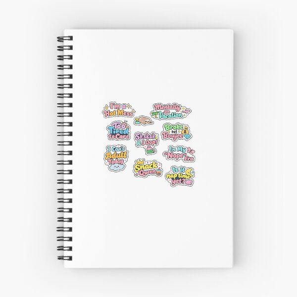 Item preview, Cute Pastel Gen Z Quotes Sticker designed and sold by kumuda19.