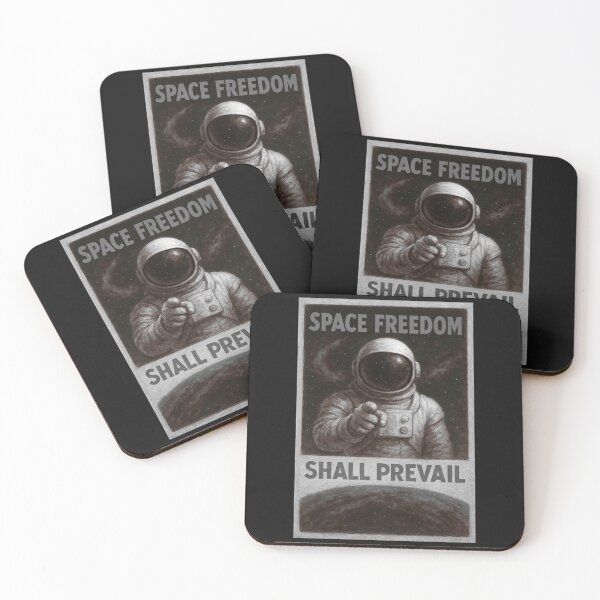 Item preview,  Vintage Space Explorer Propaganda Style Poster designed and sold by Genius Geek.