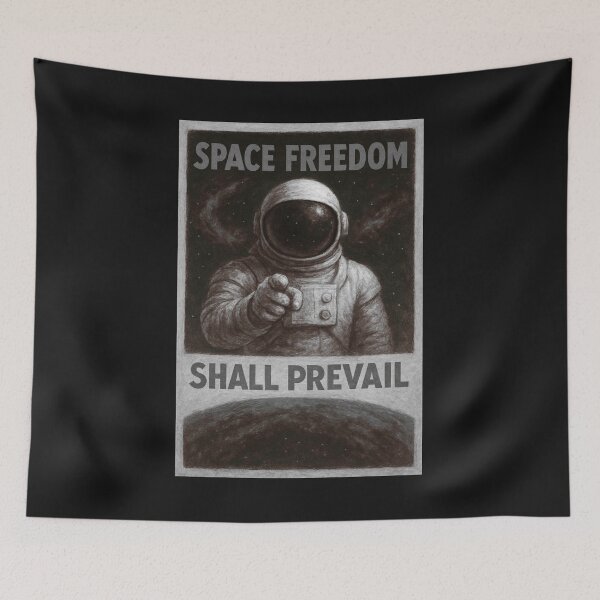 Item preview,  Vintage Space Explorer Propaganda Style Poster designed and sold by Genius Geek.