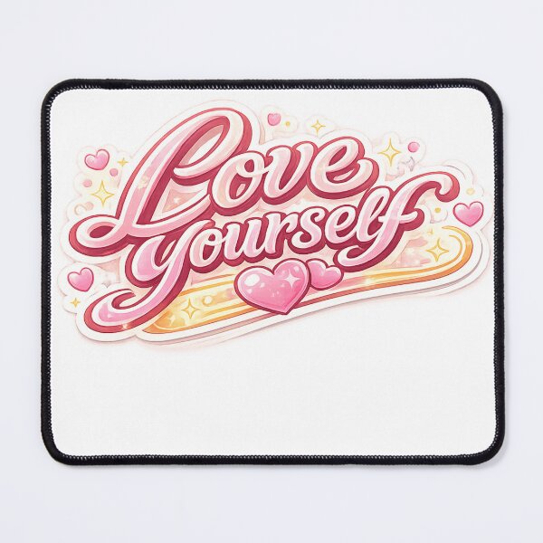 Item preview, Love Yourself Sticker | Self Love Quote Design | Positive Typography Art designed and sold by Nilucreations.