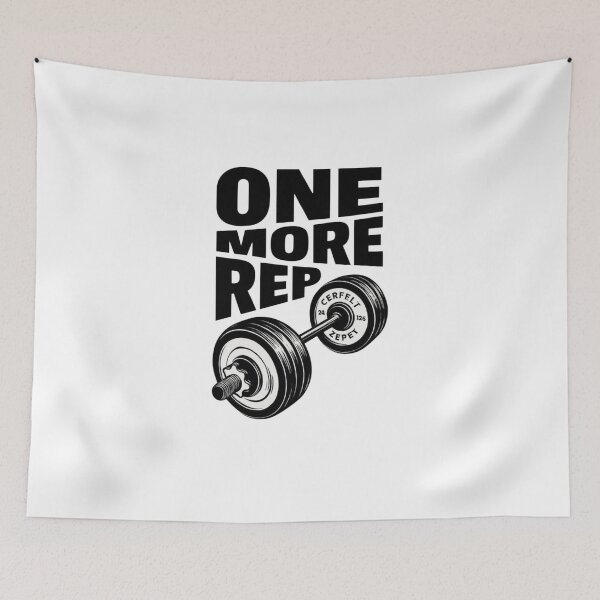 Item preview, One More Rep Gym Motivation designed and sold by Studioartwork.