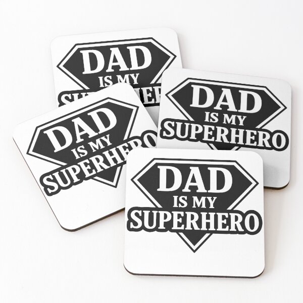 Item preview, Dad Is My Superhero Shield Logo Design designed and sold by Nuvoro Gifts.