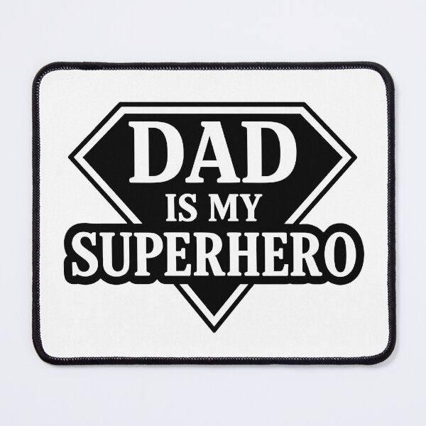 Item preview, Dad Is My Superhero Shield Logo Design designed and sold by Nuvoro Gifts.
