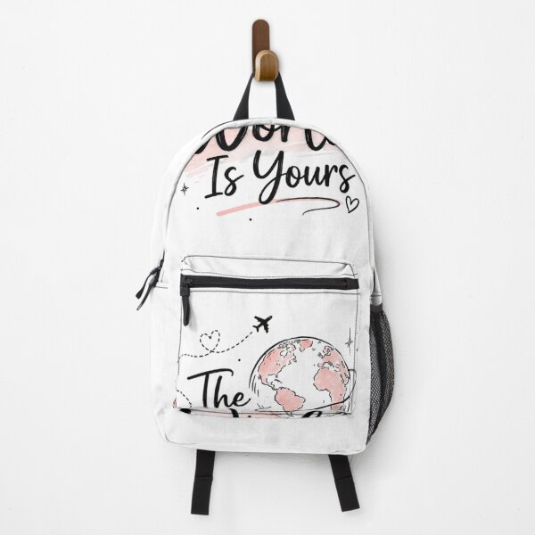 Item preview, The World Is Yours Cute Travel Quote Design | Inspirational Adventure Typography designed and sold by Sanika arts .