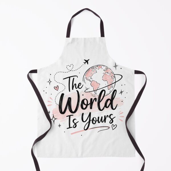Item preview, The World Is Yours Cute Travel Quote Design | Inspirational Adventure Typography designed and sold by Sanika arts .
