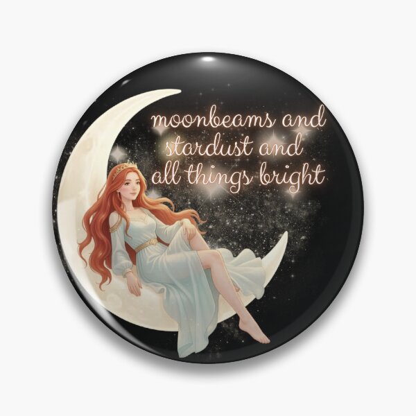 Item preview, Moonbeams and Stardust and All Things Bright | Pastel Moon Witch designed and sold by Starlett Designs.