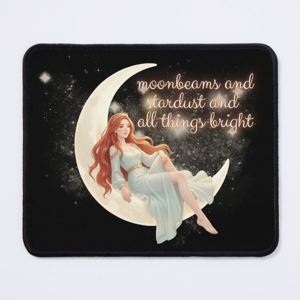 Item preview, Moonbeams and Stardust and All Things Bright | Pastel Moon Witch designed and sold by Starlett Designs.