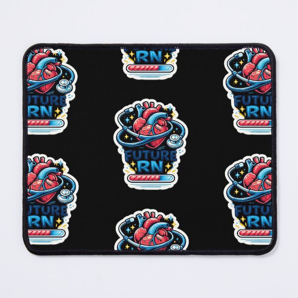 Item preview, Future RN - Stethoscope and Heart Sticker  designed and sold by HarvirPanag.
