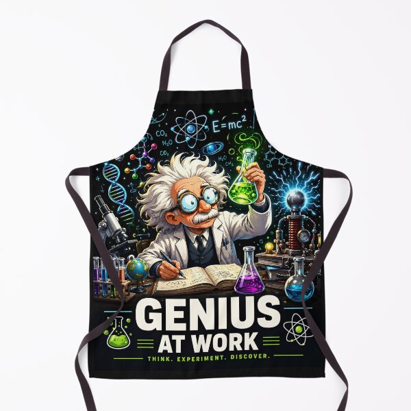 Item preview, Funny Genius At Work Male Scientist Design designed and sold by Genius Geek.