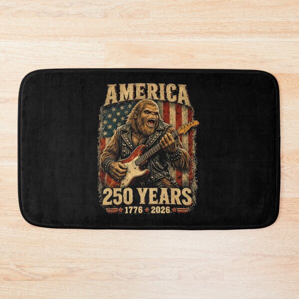 Item preview, Retro Vintage 4th of July Bigfoot American Flag Sasquatch designed and sold by PixelMarrero.