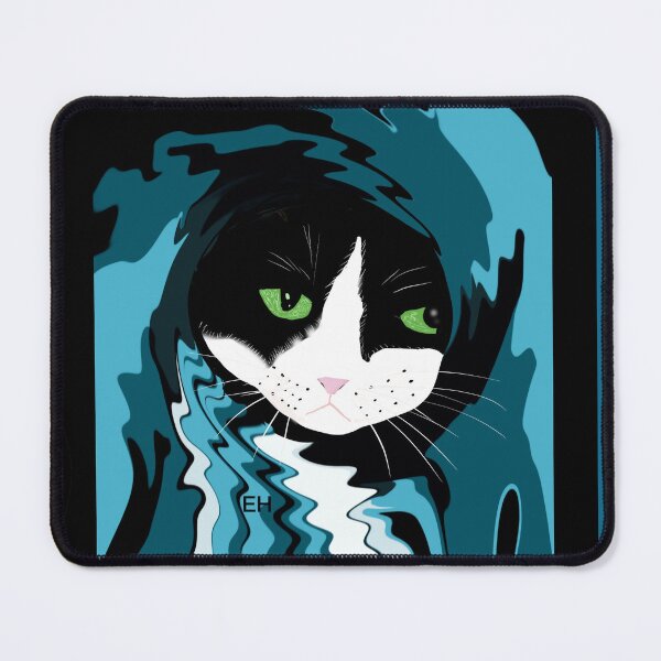 Item preview, Cat with Green Eyes designed and sold by Elaine M Hayward .