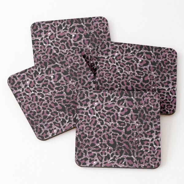 Item preview, Pink glitter leopard print designed and sold by thisisaz.