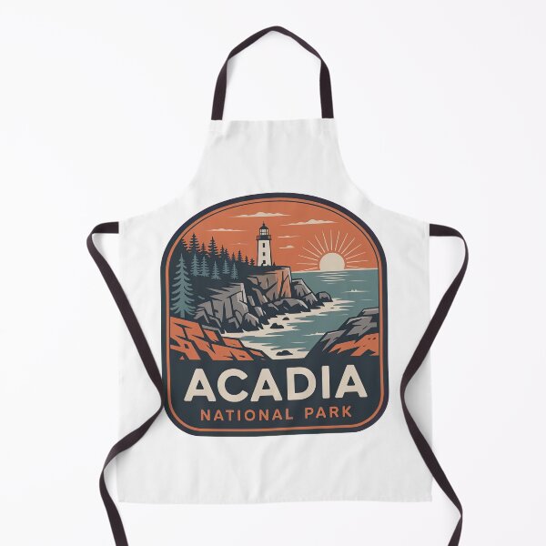 Item preview, Acadia National Park Vintage Travel Badge designed and sold by Teelogic.