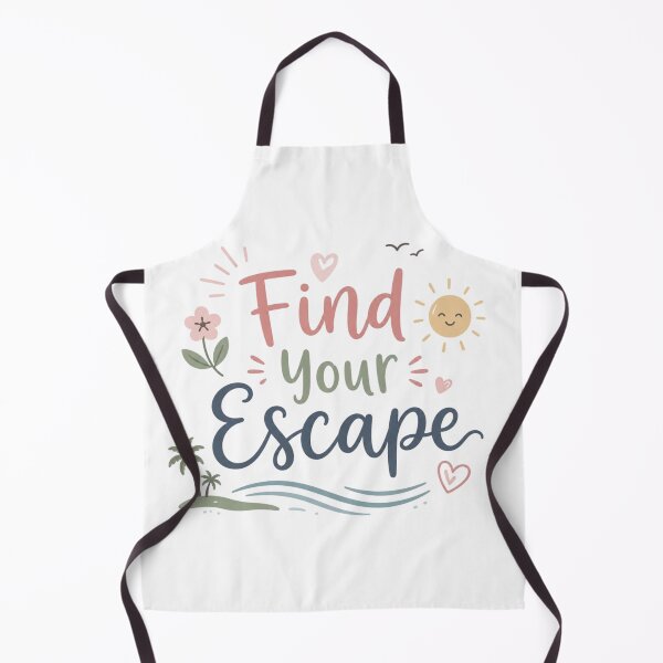 Item preview, Find Your Escape Cute Travel Quote Design | Wanderlust Adventure Typography | Beach Vacation Aesthetic Sticker & T-Shirt designed and sold by Sanika arts .
