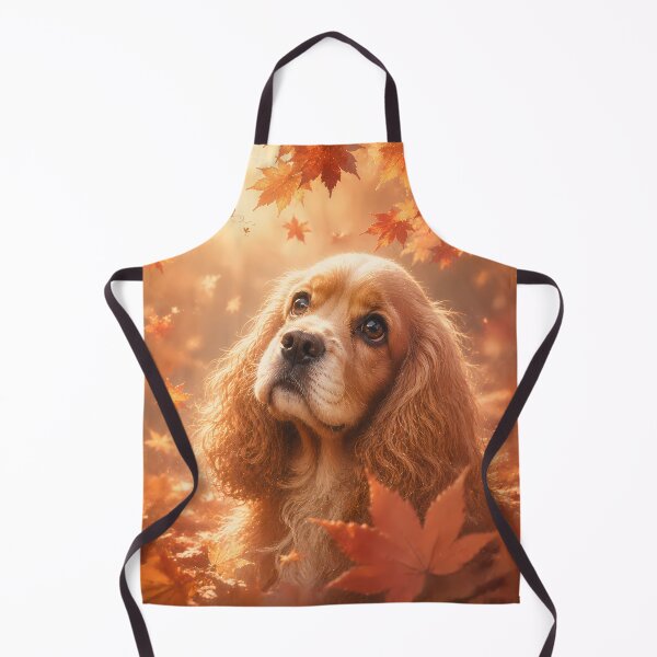 Item preview, Autumn Dream Cocker Spaniel Portrait Art designed and sold by ManJiangHong.