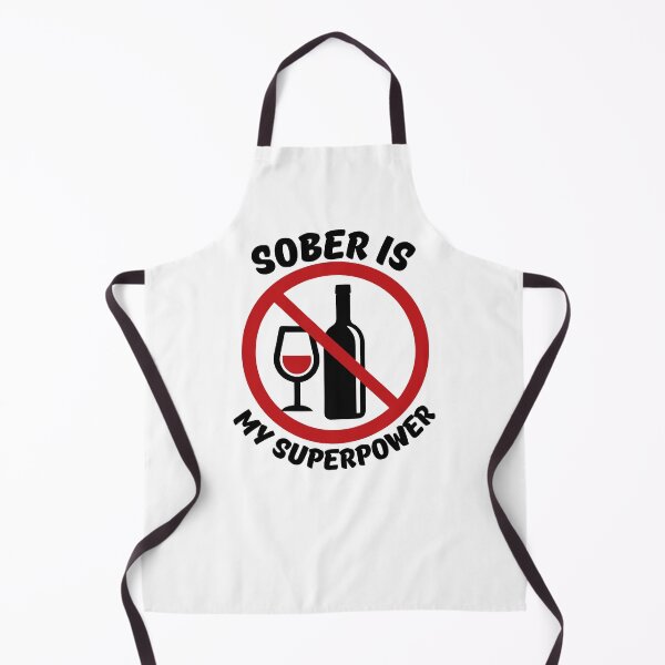 Item preview, Sober is my superpower designed and sold by Tiny-Love ⭐⭐⭐⭐⭐.