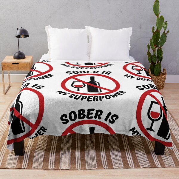 Item preview, Sober is my superpower designed and sold by Tiny-Love ⭐⭐⭐⭐⭐.