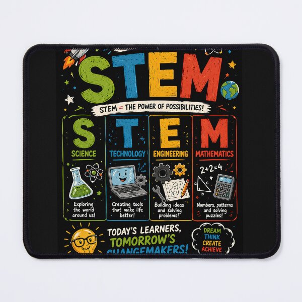 Item preview, Science Technology Engineering Mathematics Educational Design STEM designed and sold by Genius Geek.