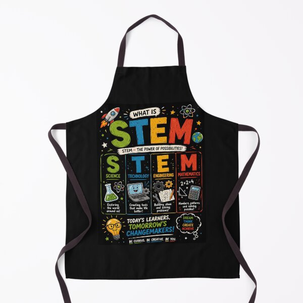 Item preview, Science Technology Engineering Mathematics Educational Design STEM designed and sold by Genius Geek.