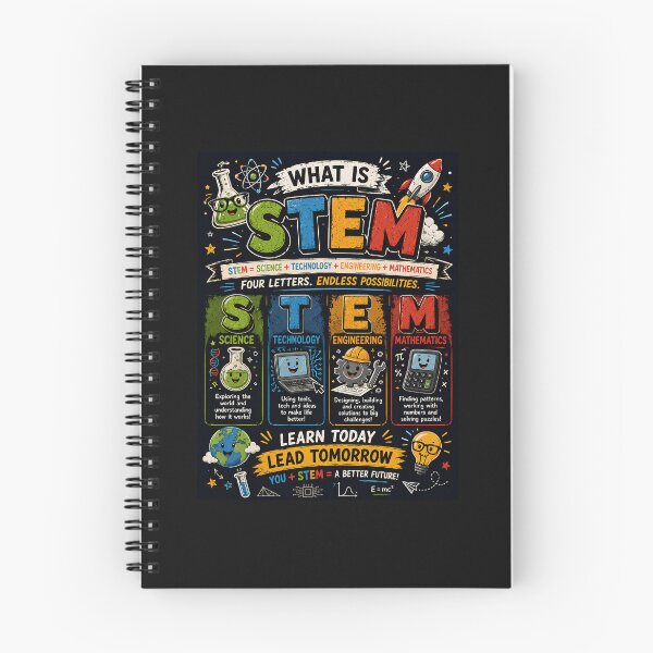 Item preview, Science Technology Engineering Mathematics Educational Design STEM designed and sold by Genius Geek.