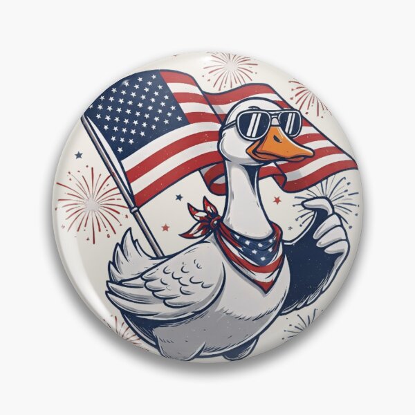 Item preview, Funny Patriotic American Goose Shirt – Freedom Honks Daily Funny Patriotic Goose Meme T-shirt designed and sold by ZyxDes.