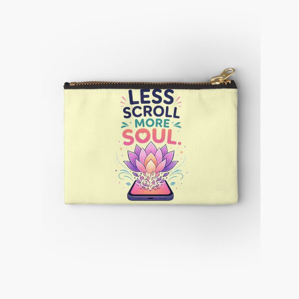 Item preview, Less Scroll More Soul – Digital Detox Lotus Transformation Design designed and sold by warlistop.