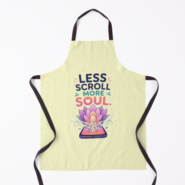 Item preview, Less Scroll More Soul – Digital Detox Lotus Transformation Design designed and sold by warlistop.