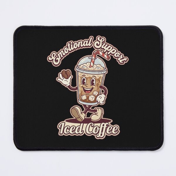 Item preview, Emotional Support Iced Coffee Vintage Cartoon Vintry Off designed and sold by VintryOff.