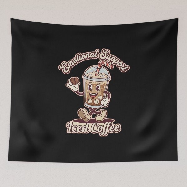 Item preview,  Emotional Support Iced Coffee Vintage Cartoon Vintry Off designed and sold by VintryOff.