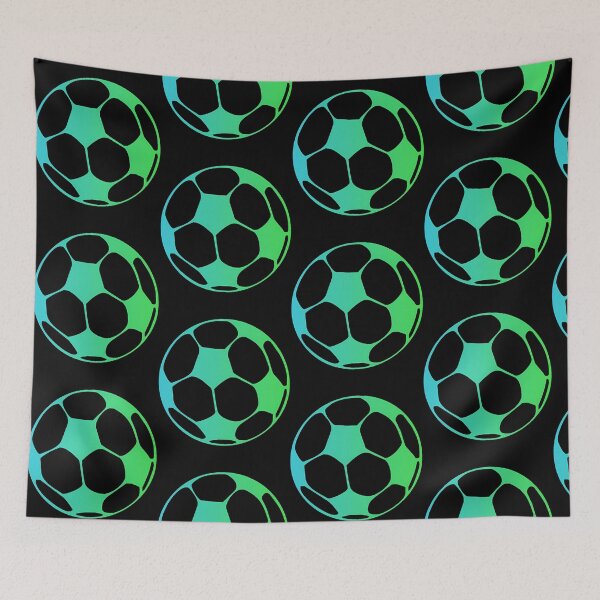 Item preview, Fade Soccer Ball (Blue  Green) designed and sold by kyndellku.