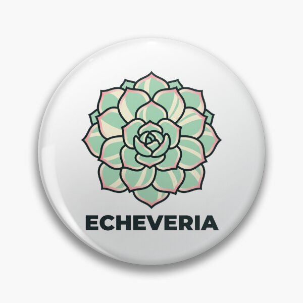 Item preview, Minimalist Echeveria Succulent Bold Graphic Art designed and sold by GreenDivisionJP.