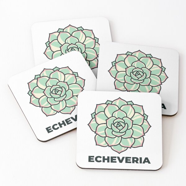 Item preview, Minimalist Echeveria Succulent Bold Graphic Art designed and sold by GreenDivisionJP.