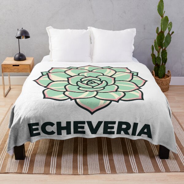 Item preview, Minimalist Echeveria Succulent Bold Graphic Art designed and sold by GreenDivisionJP.