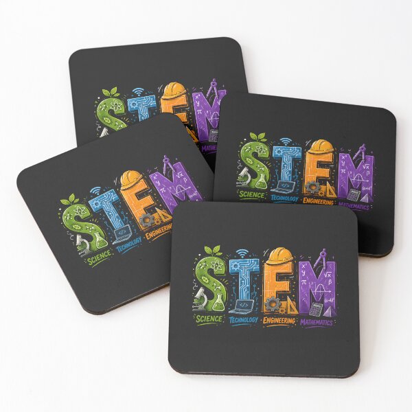 Item preview, STEM Science Technology Engineering Mathematics Educational Design designed and sold by Genius Geek.