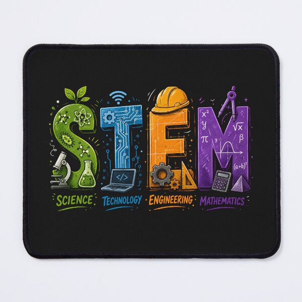 Item preview, STEM Science Technology Engineering Mathematics Educational Design designed and sold by Genius Geek.