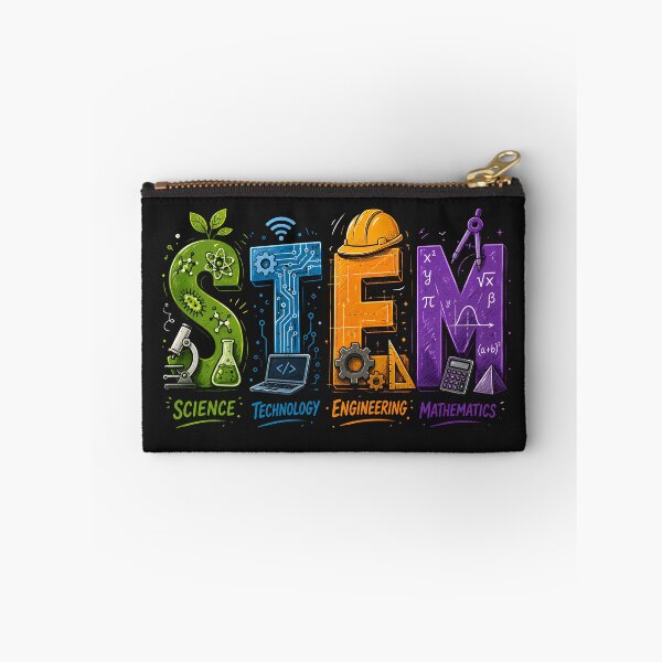 Item preview, STEM Science Technology Engineering Mathematics Educational Design designed and sold by Genius Geek.