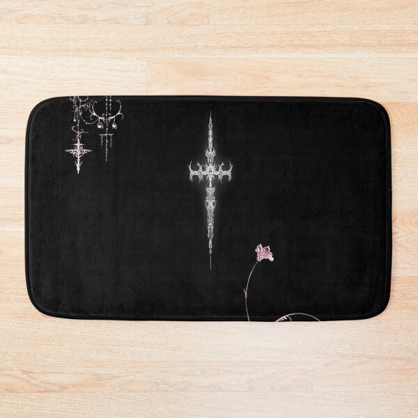 Item preview, Gothic cyber sigilism cross with gloral designed and sold by thisisaz.