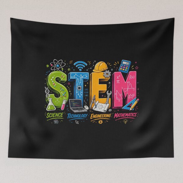 Item preview,  STEM Science Technology Engineering Mathematics Educational Design designed and sold by Genius Geek.