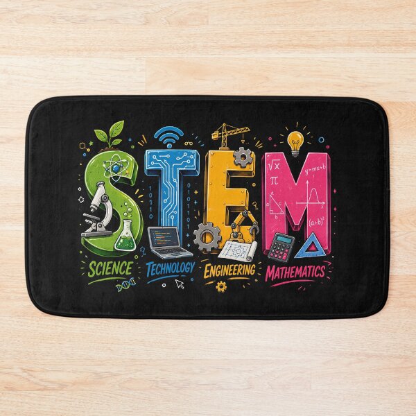 Item preview, STEM Science Technology Engineering Mathematics Educational Design designed and sold by Genius Geek.
