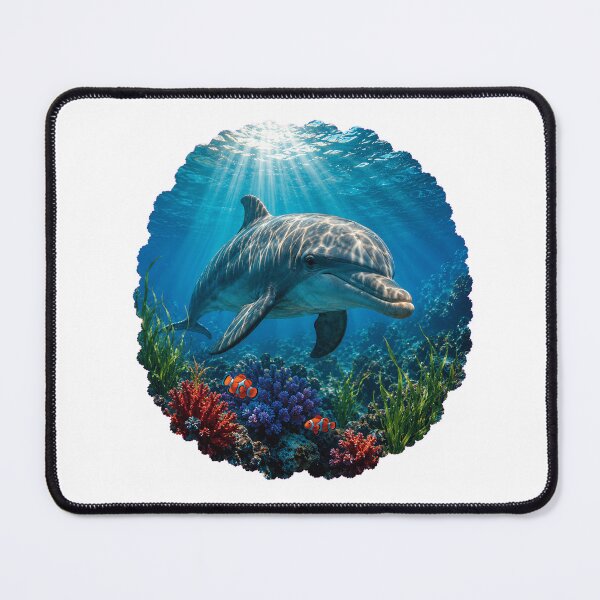 Item preview, Tropical Coral Reef Dolphin designed and sold by Passionread.